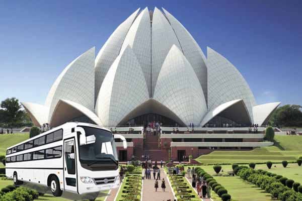 Delhi darshan city tour package by luxury bus